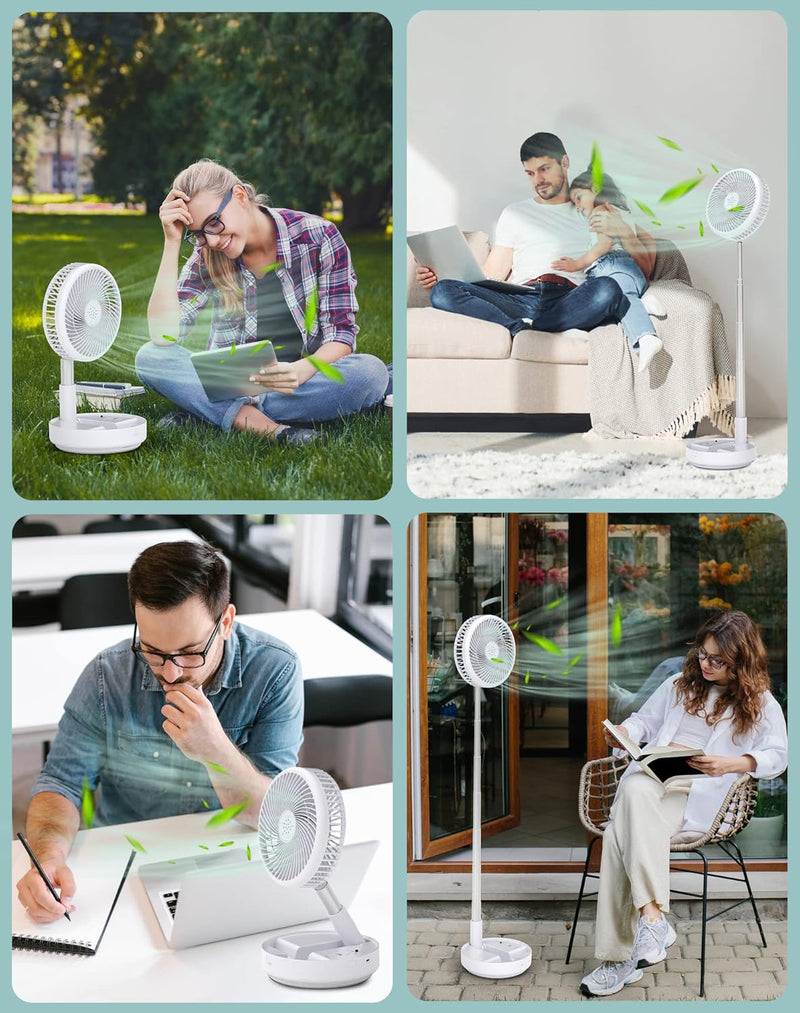 Portable Rechargeable Folding Fan
