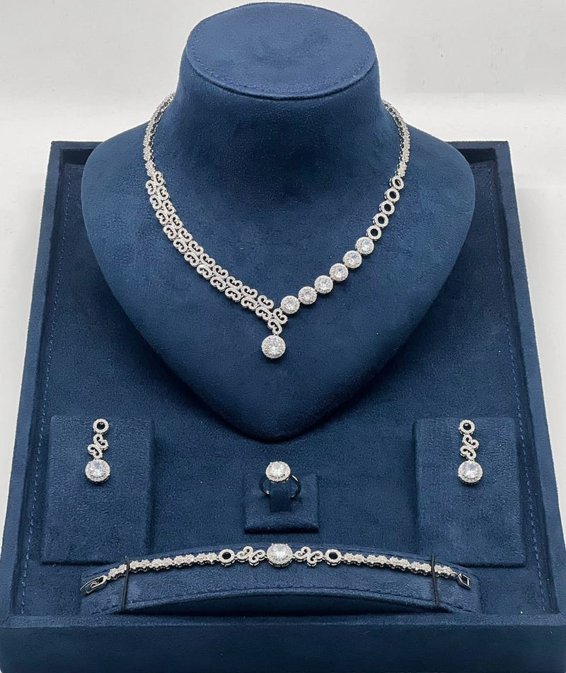 Crystal Link Jewelry Set