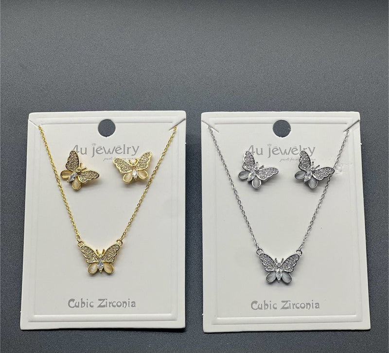 Elegant Butterfly Sparkle Set