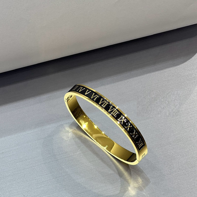 Enamel Roman Bangle
