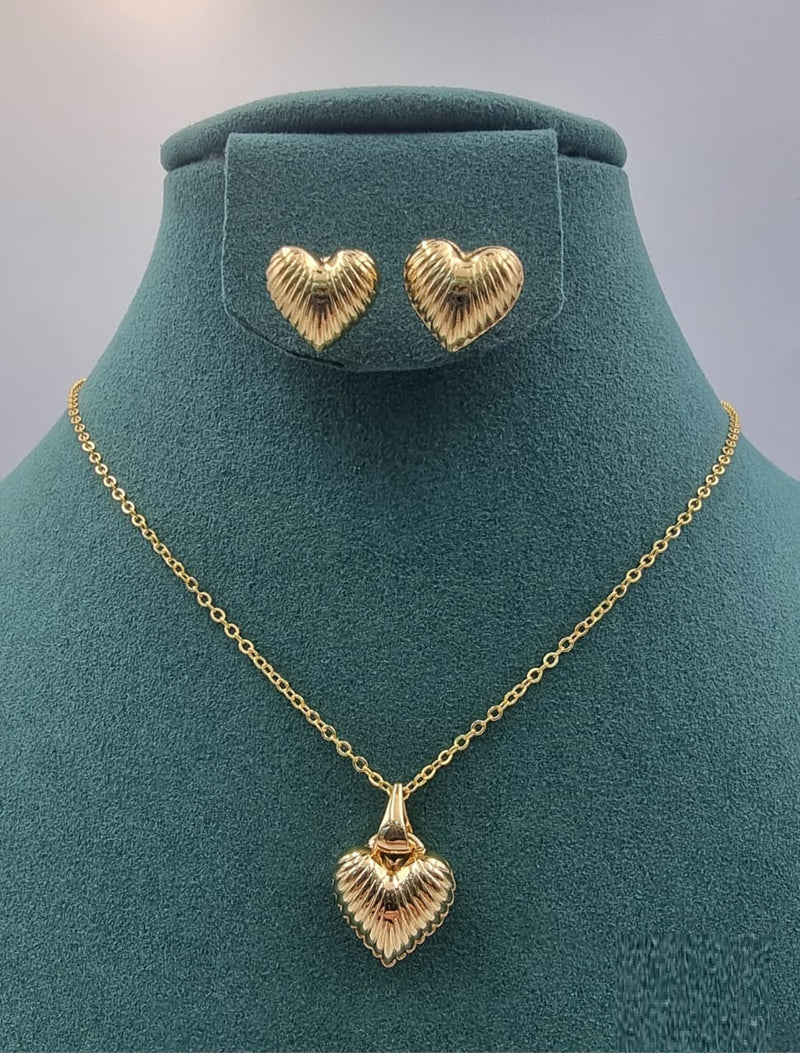 Heart Pendant Set