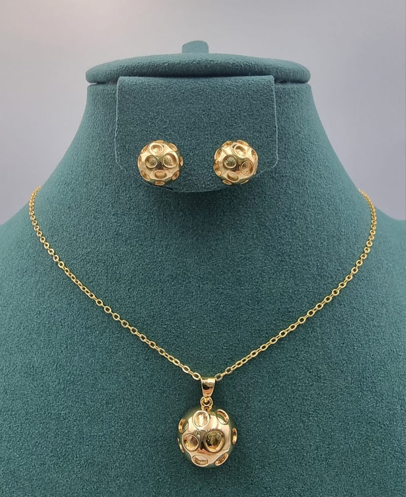 Sphere Cutout Pendant Set