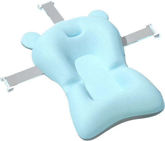 Baby bath support cushion