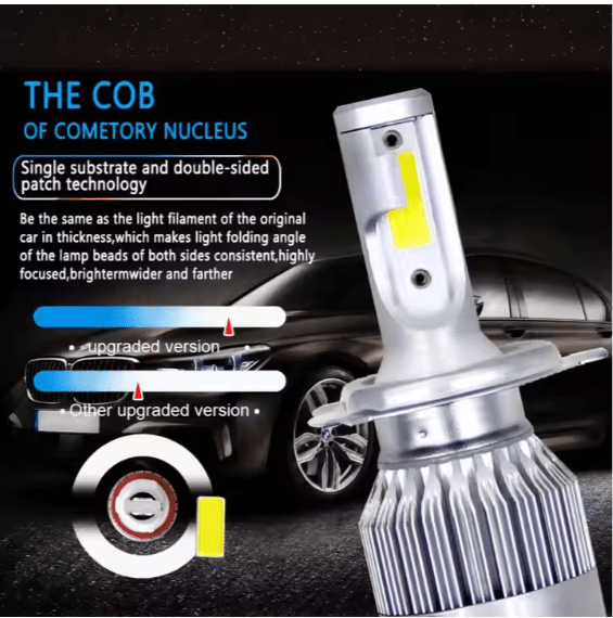 Instant On LED Headlight bulb for cars