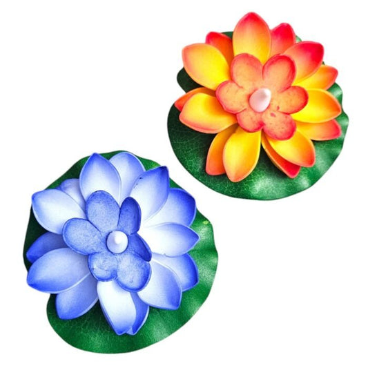 LED Flower Candle Set with six flameless candles