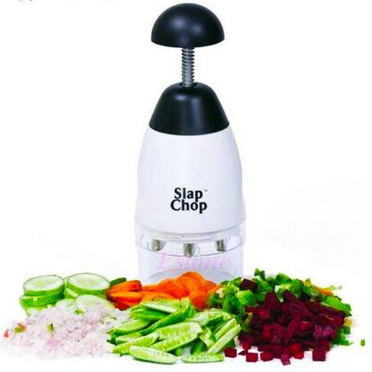 Slap Chop Manual Food Chopper on a kitchen counter