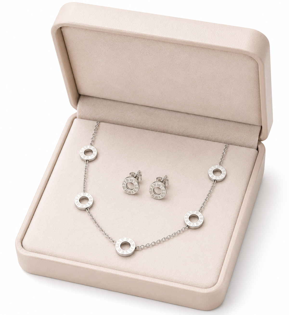 Roman Numeral Jewelry Set