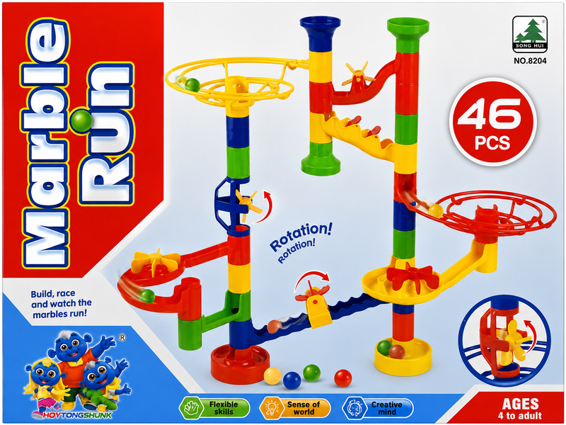 46-Piece Marble Run Set ©