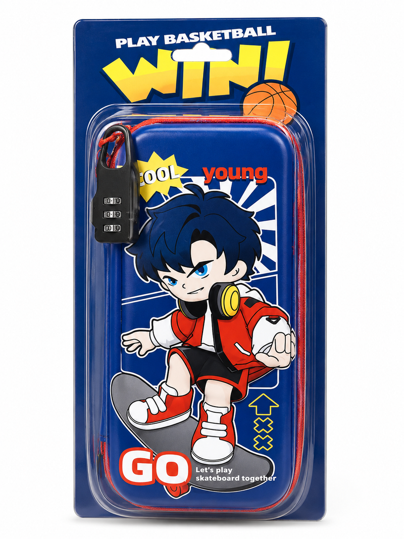 Anime Locked Pencil Case