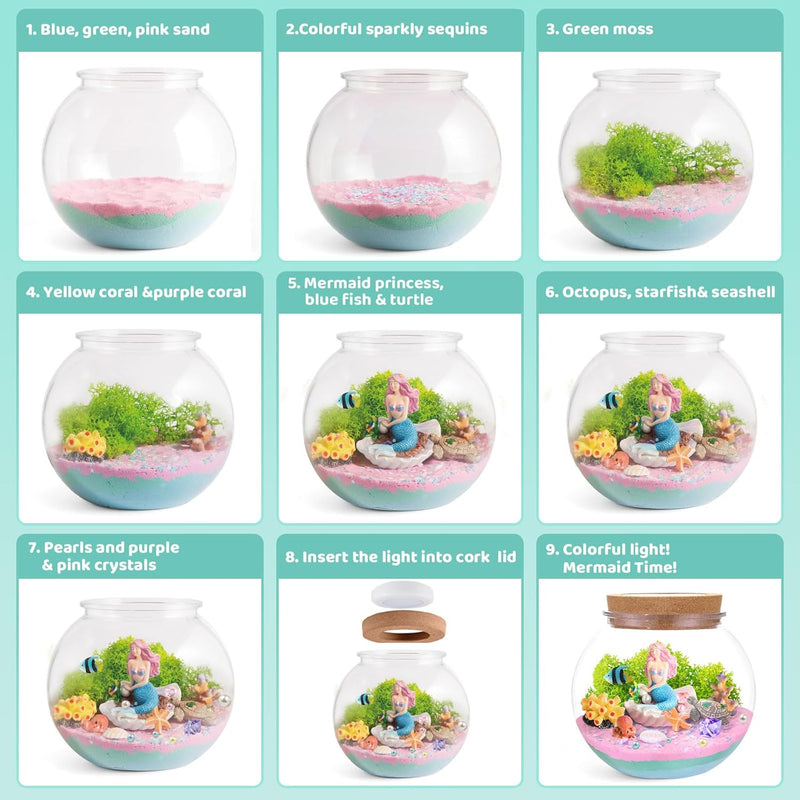 Mermaid Light-Up Terrarium Kit