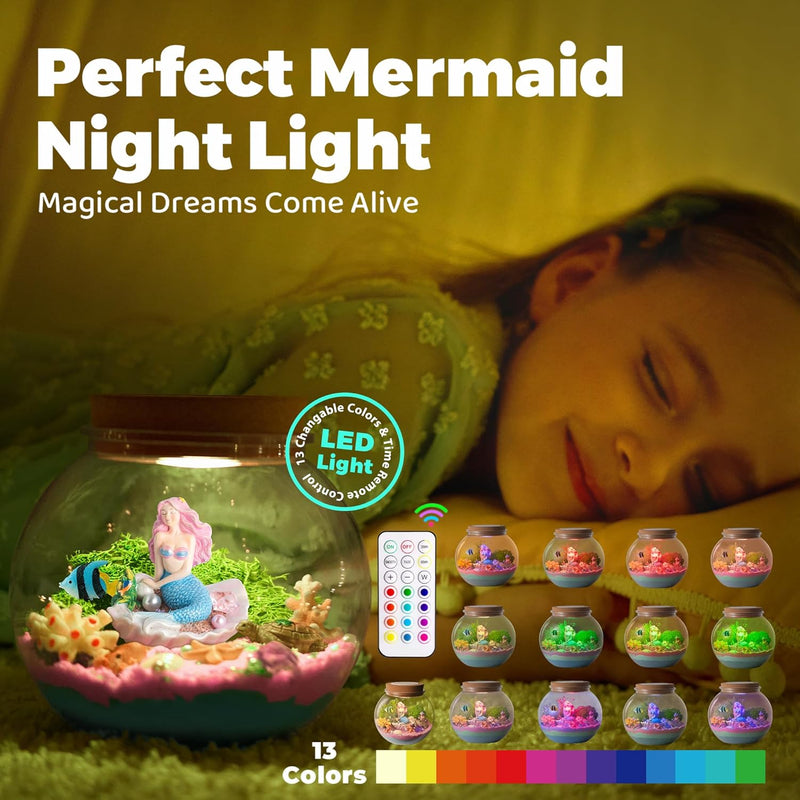 Mermaid Light-Up Terrarium Kit