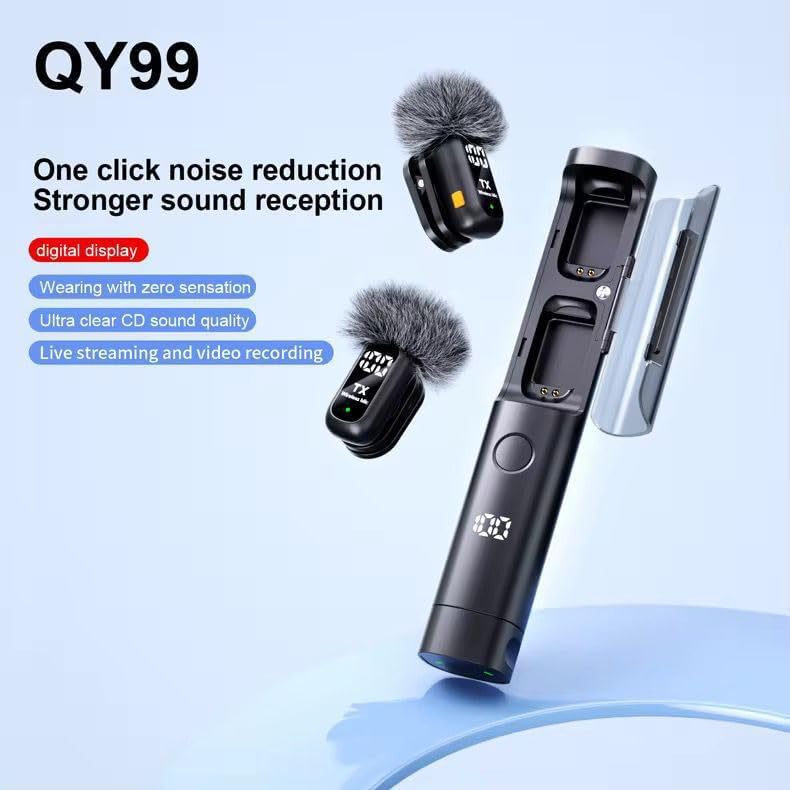 QY99 Wireless Lavalier Microphone