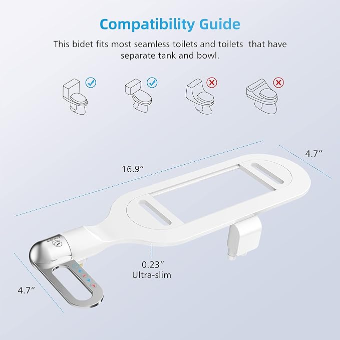 Bidet Attachment for Toilet Seat ©