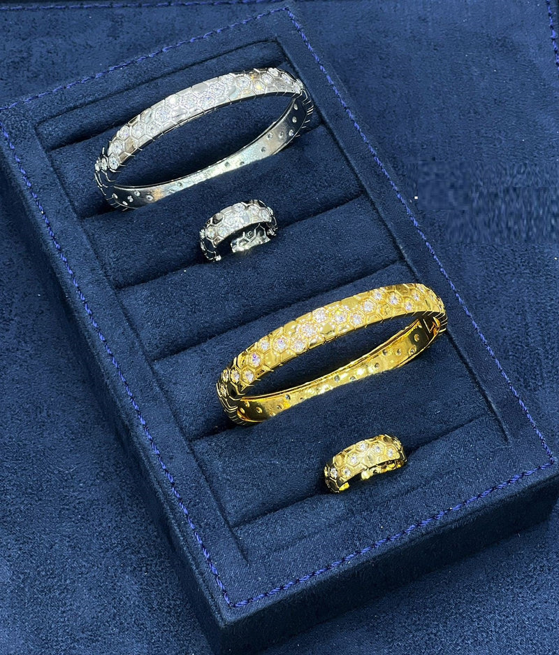Classic Crystal Edge Kada Set