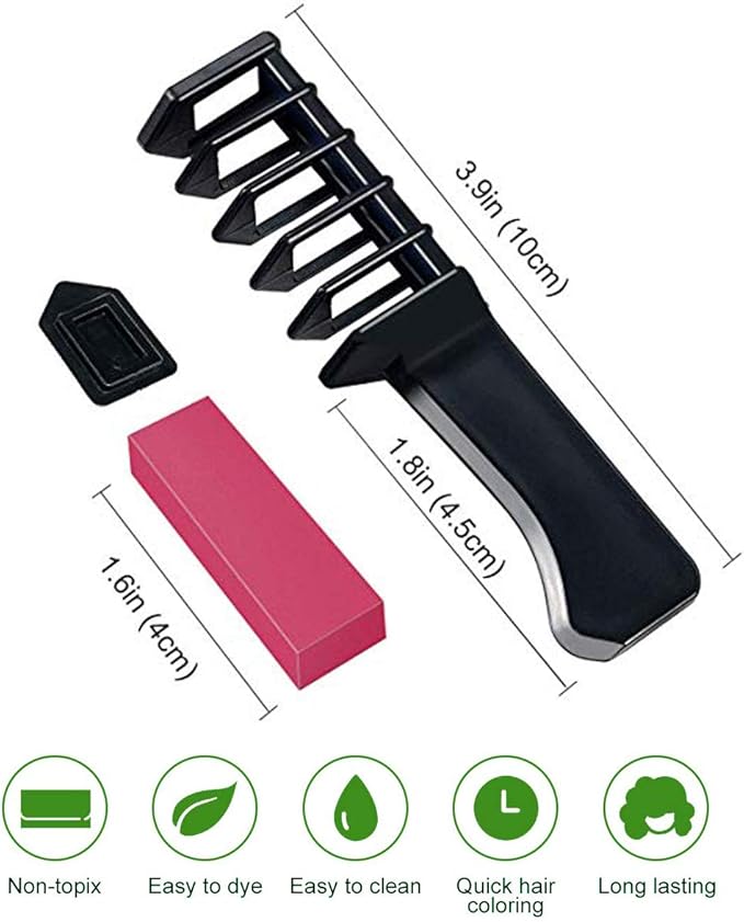 Colorful Hair Dye Comb