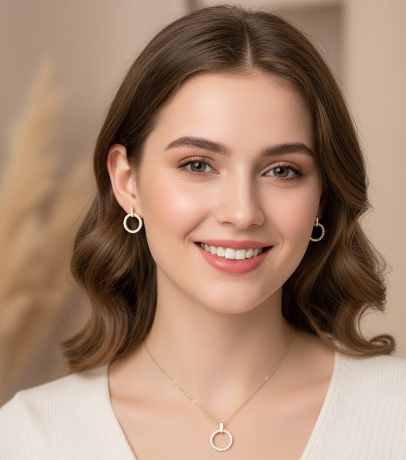 Crystal Halo Circle Set