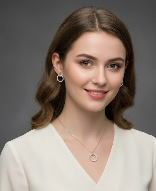 Crystal Halo Circle Set