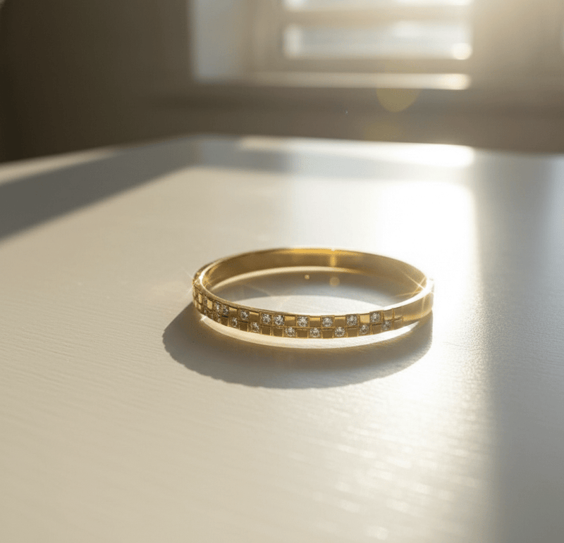 Diamond Line Classic Bangle