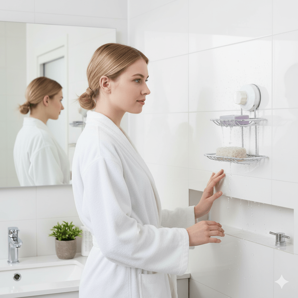 DualLayer Wall-Mount Soap Holder