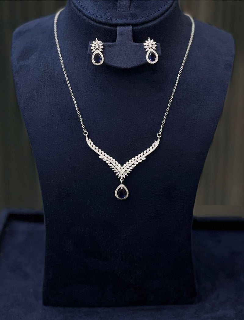 Elegant Teardrop Necklace & Earrings