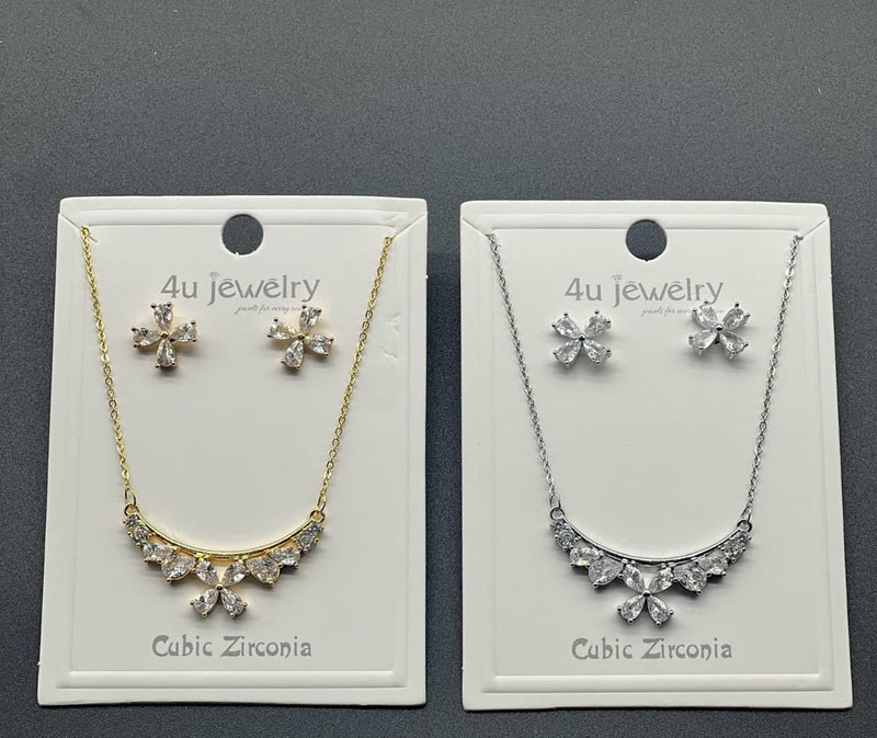 Floral Shine Statement Set