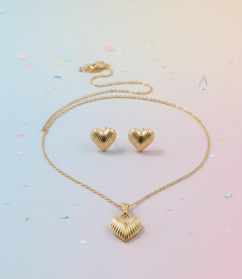 Heart Pendant Set