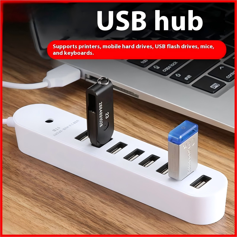 8 Port USB Hub