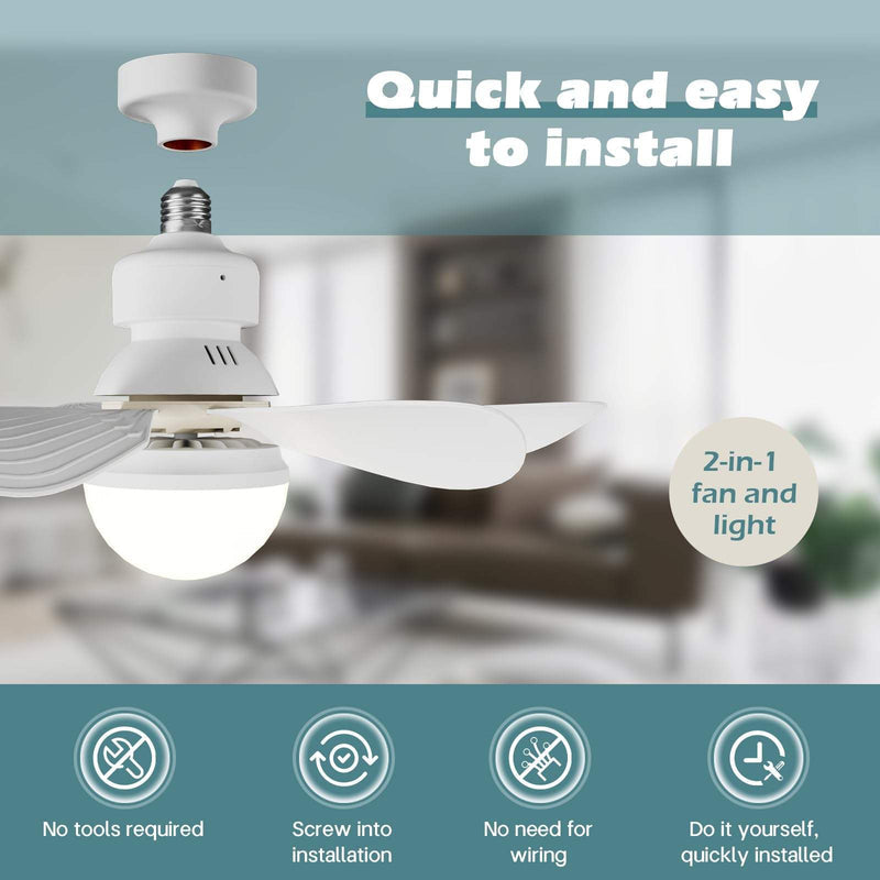 Flower Fan Light - Ceiling Fan with Light