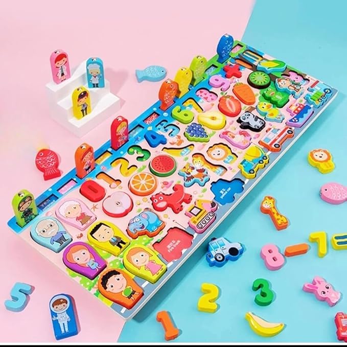 KidzLearn 6-in-1 Traffic Matching Board