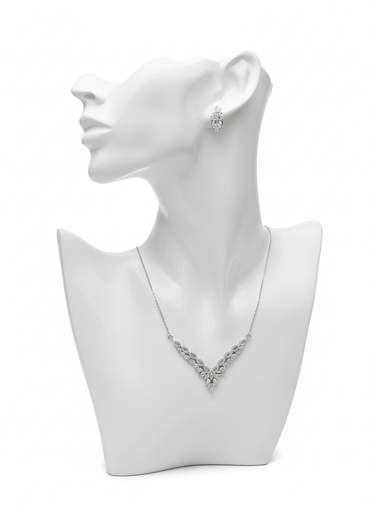 Leaf Crystal Jewelry