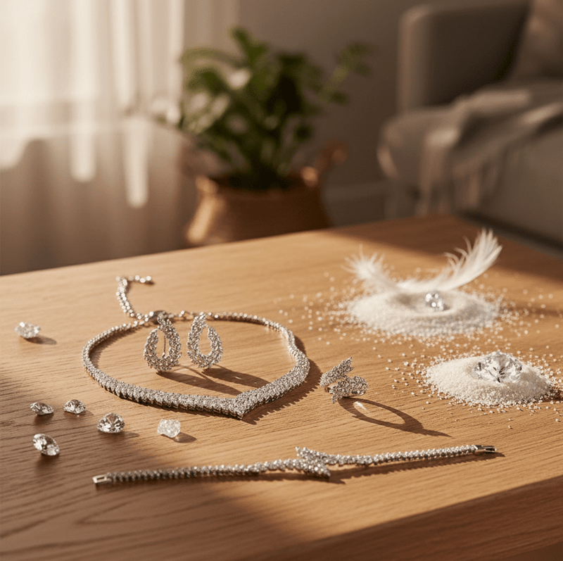 Leaf V-Neck Jewelry Set