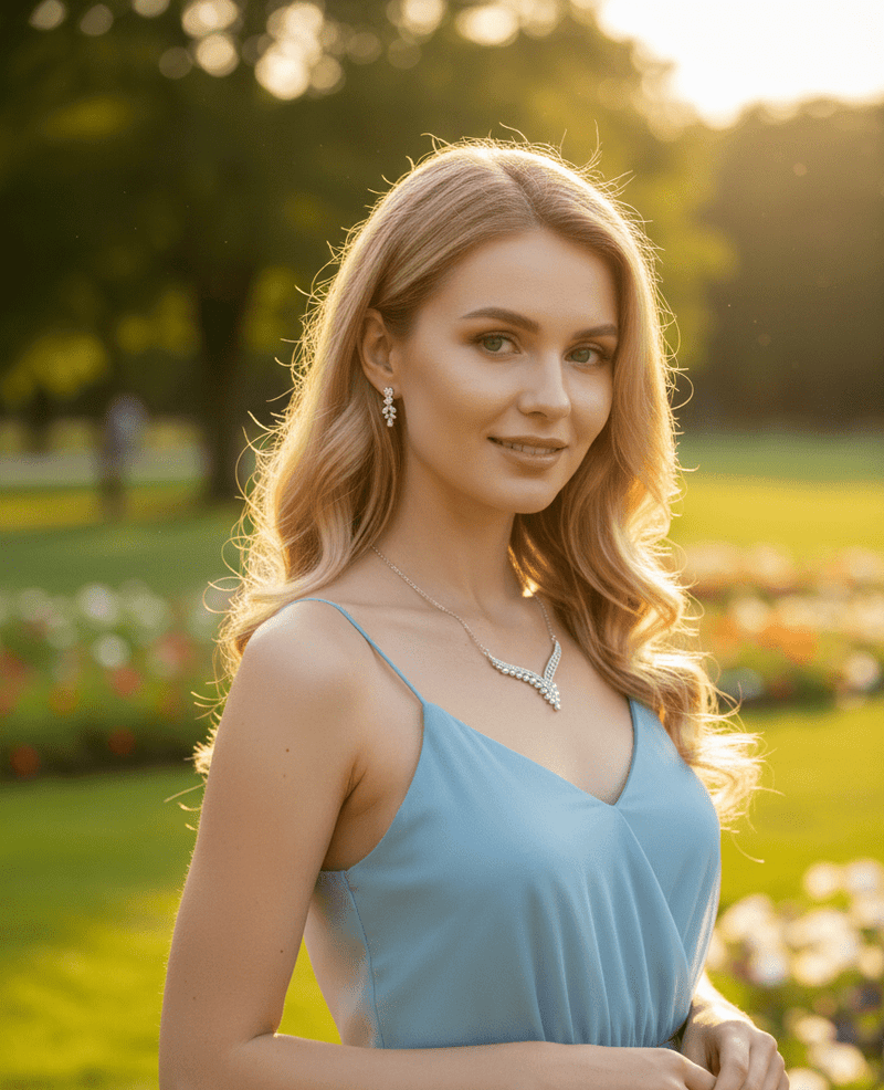 Leaf V-Shape Jewelry Set
