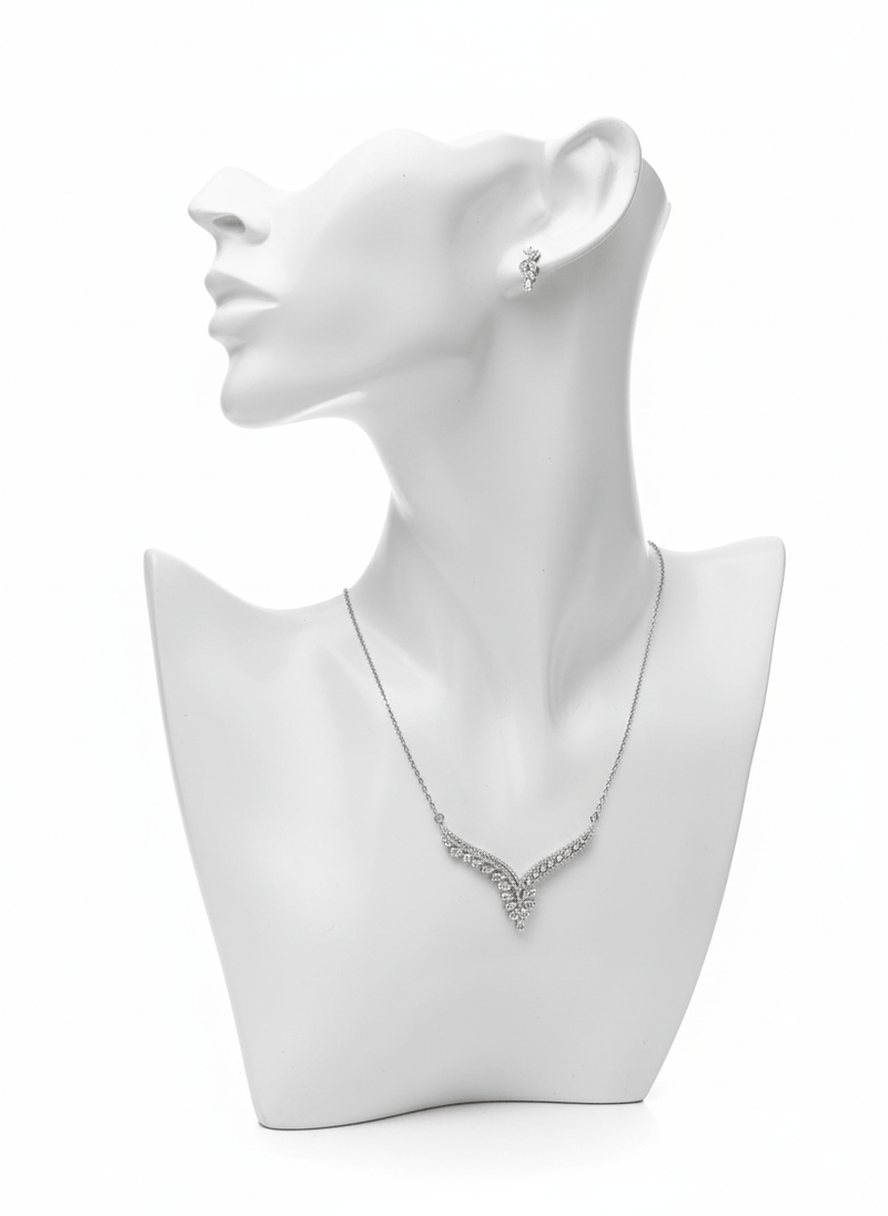 Leaf V-Shape Jewelry Set