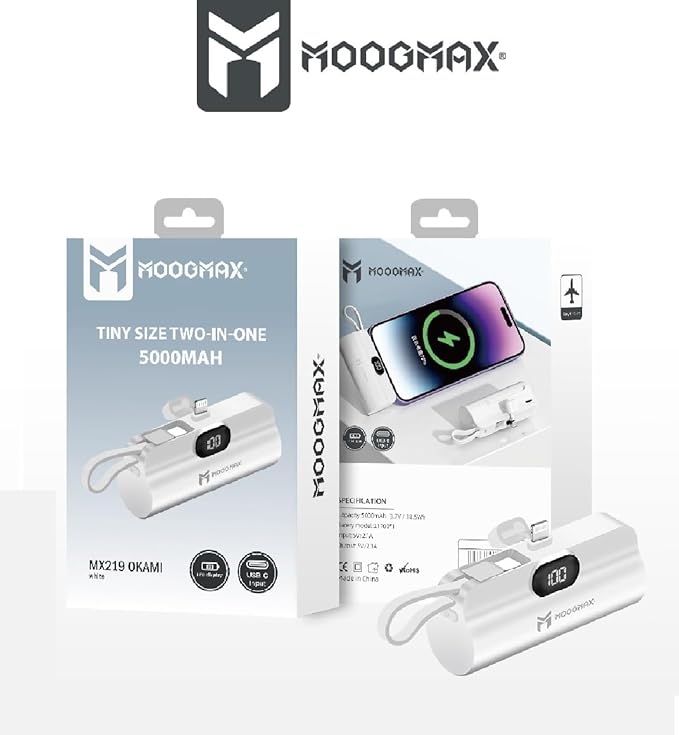 Moogmax - Portable Mini Power Bank