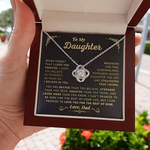 Necklace Silver Card Light Box