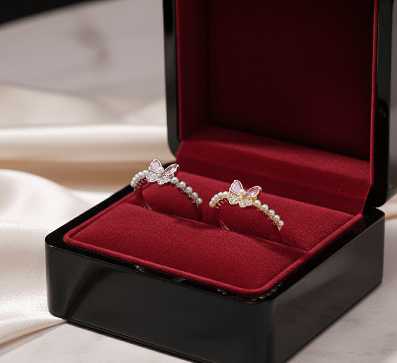 Pearl Butterfly Ring
