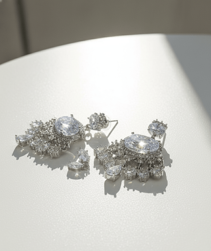 Radiant Halo Round Studs