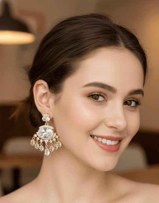 Radiant Halo Round Studs