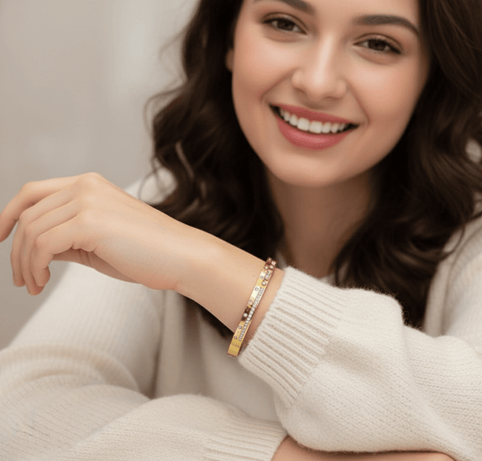 Sparkle Streak Elegant Bangle