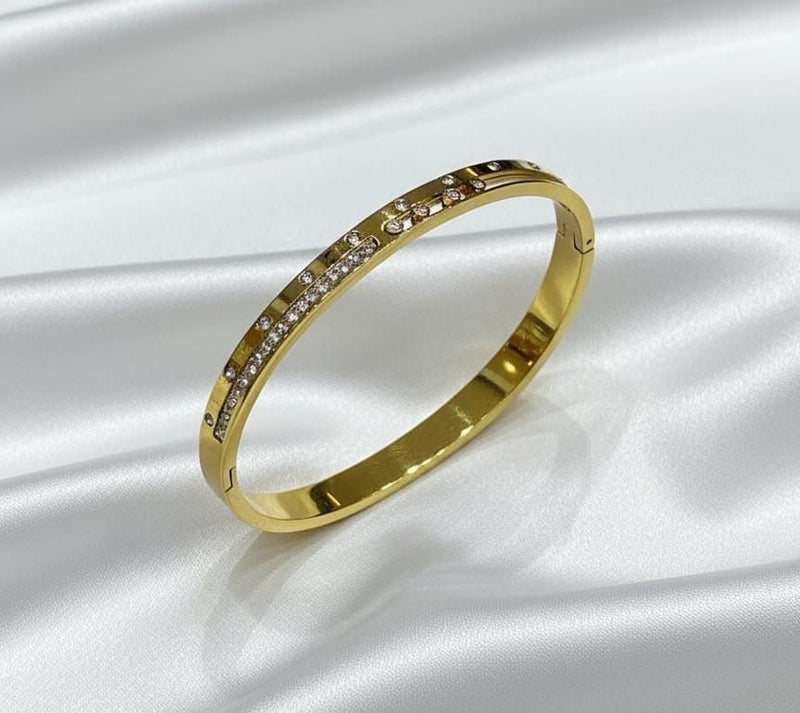 Sparkle Streak Elegant Bangle