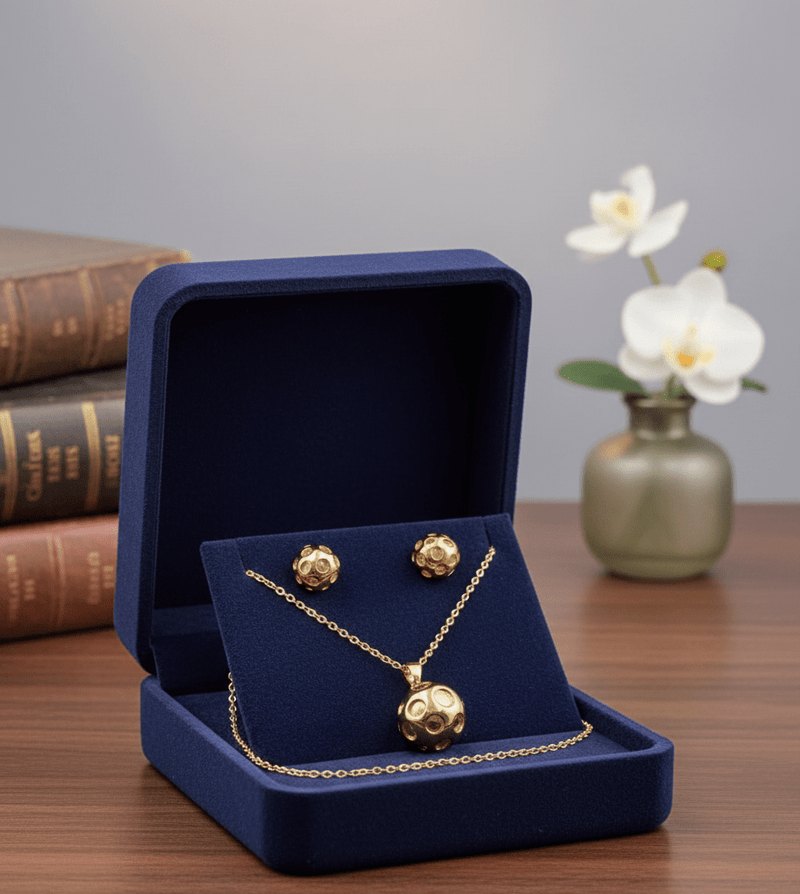 Sphere Cutout Pendant Set