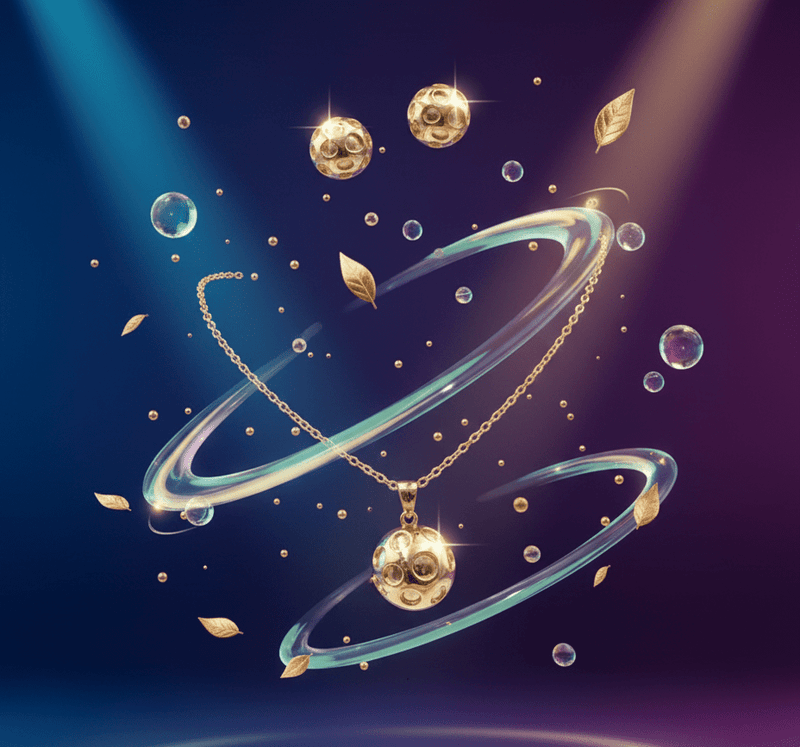 Sphere Cutout Pendant Set